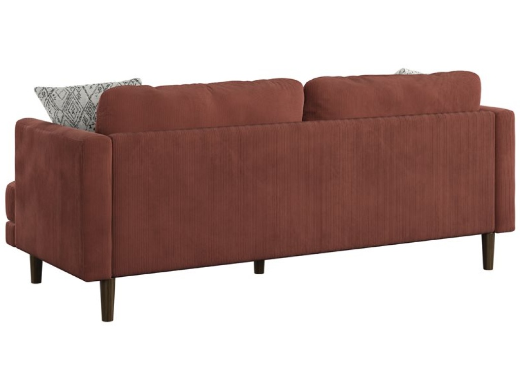 Sofa W / 2 Pillows-Rust - image 3