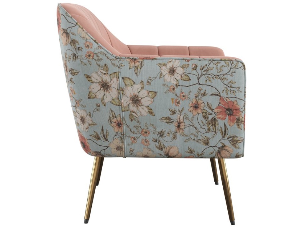 Accent Chair - Recycled Pink / Floral - image 1