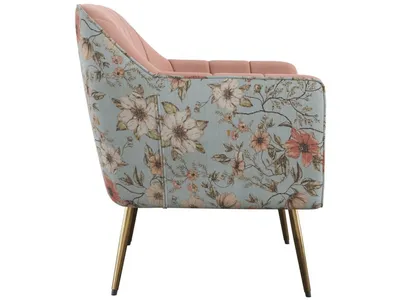 Accent Chair - Recycled Pink / Floral