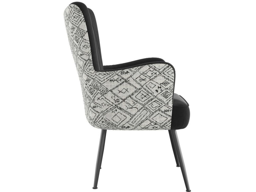 Accent Chair - Recycled Black / Boho - image 2