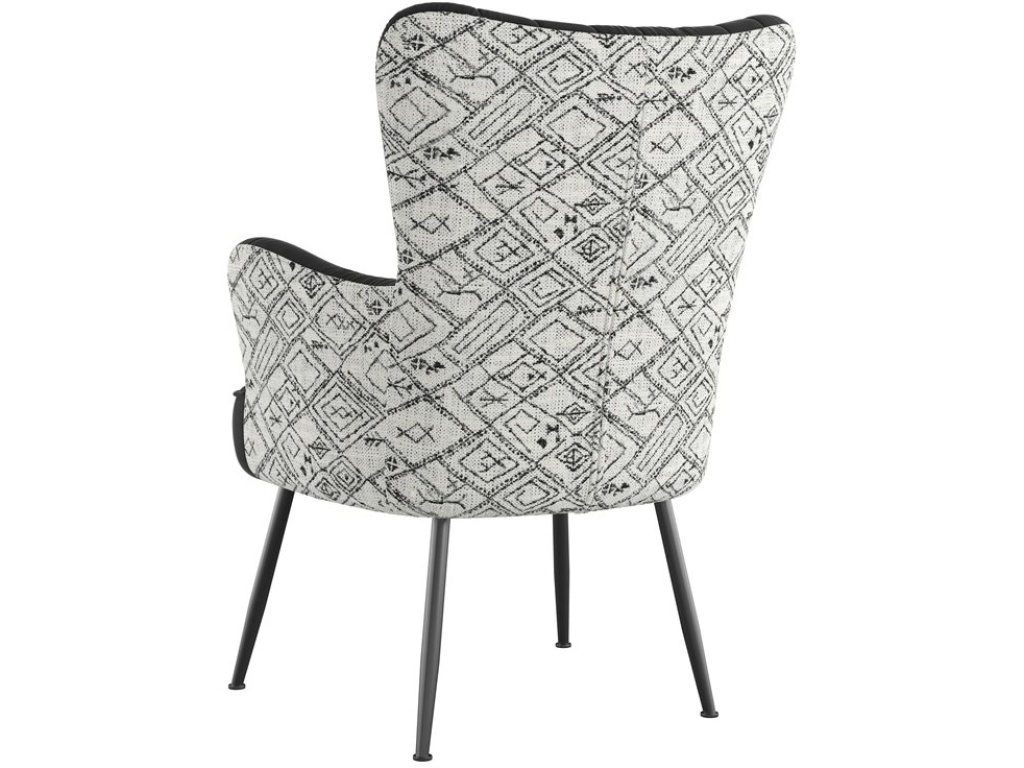 Accent Chair - Recycled Black / Boho - image 3