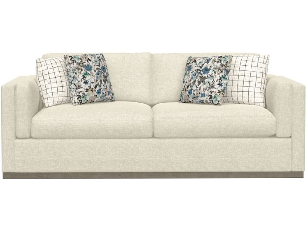Sofa W / 4 Pillows - Cream - image 1