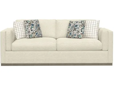 Sofa W / 4 Pillows - Cream - Alternative View