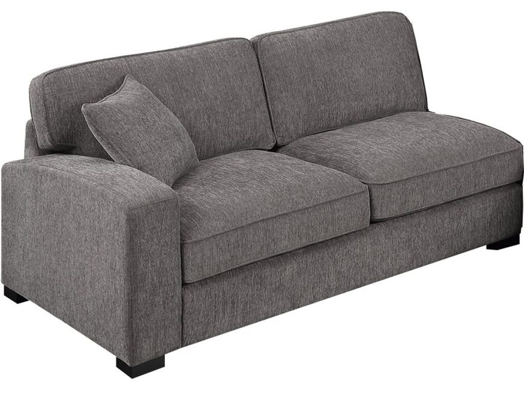 Lsf Loveseat W / 1 Pillow-Dark Grey - main image