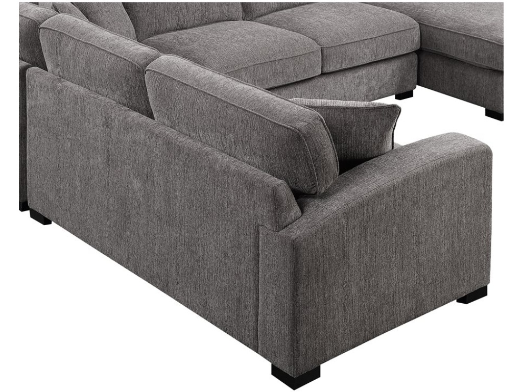 Lsf Loveseat W / 1 Pillow-Dark Grey - image 2