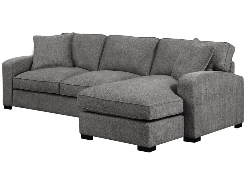 Repose-2Pc Chofa-Lsf Loveseat-Rsf Chaise-Dark Grey - main image