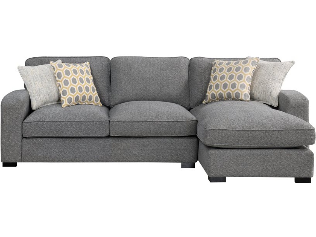 Repose-2Pc Chofa-Lsf Loveseat Rsf Chaise-Light Grey - image 1