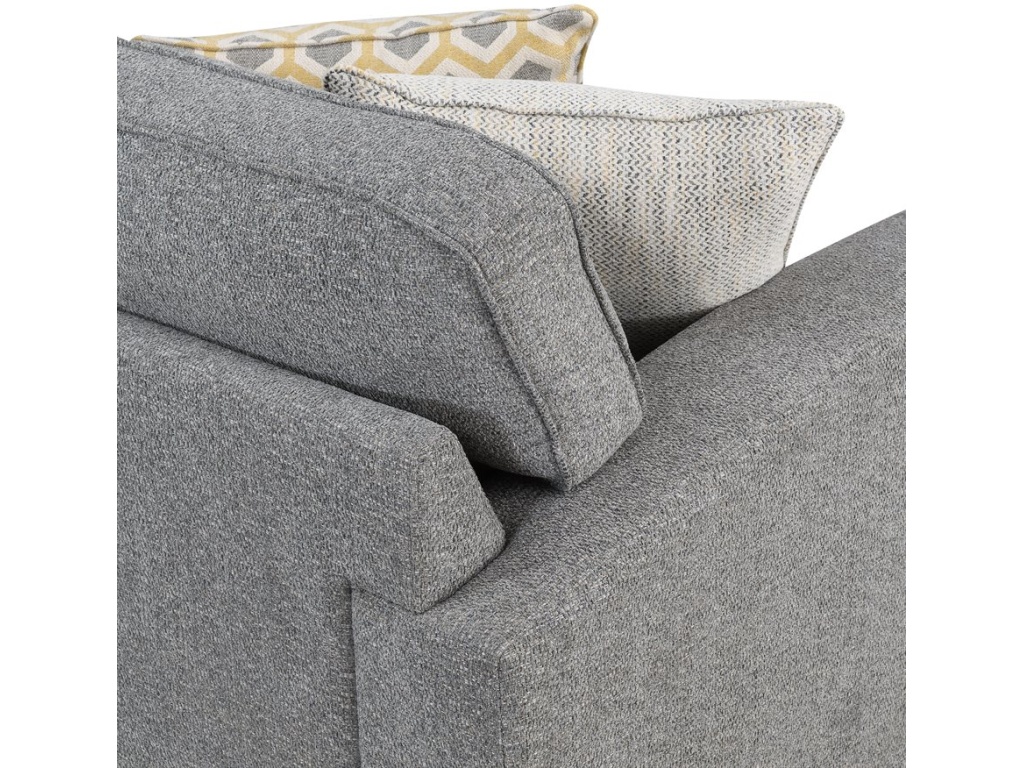 Lsf Loveseat W / 2 Pillows-Light Grey - image 5