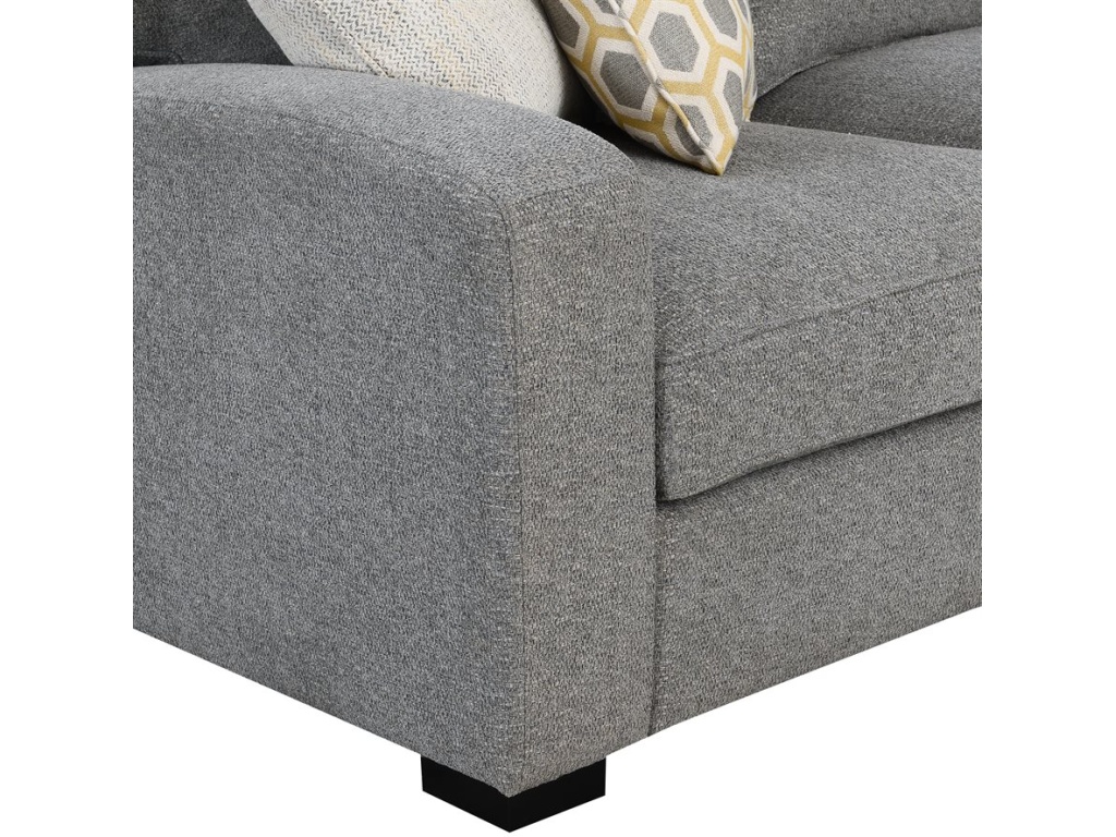 Lsf Loveseat W / 2 Pillows-Light Grey - image 6