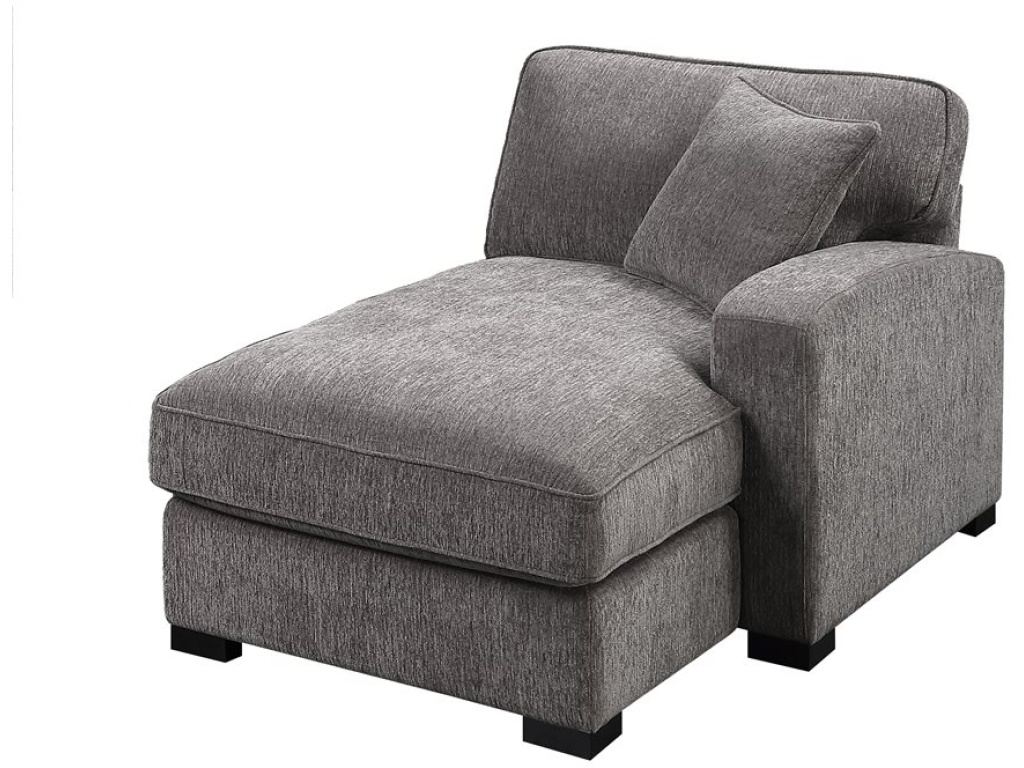 Rsf Chaise W / 1 Pillow-Dark Grey - main image