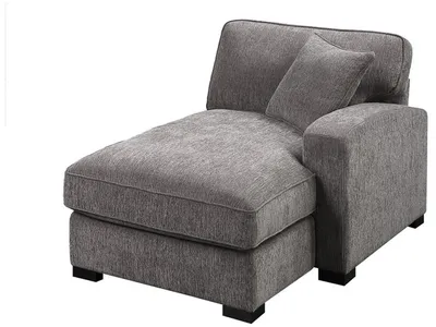 Rsf Chaise W / 1 Pillow-Dark Grey
