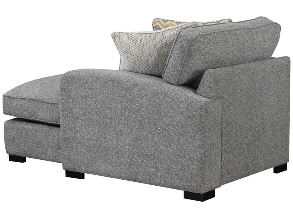 Rsf Chaise W / 2 Pillows-Light Grey - image 2