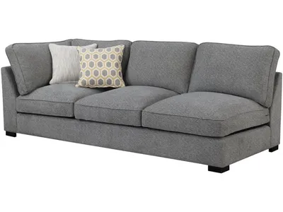 Lsf Corner Sofa W / 2 Pillows-Light Grey