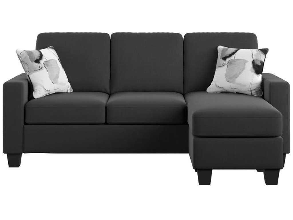 Chofa W / 2 Pillows - Black - image 1