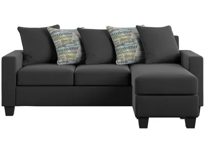 Scatterback Chofa W /  5 Pillows - Kd - Grey - Alternative View