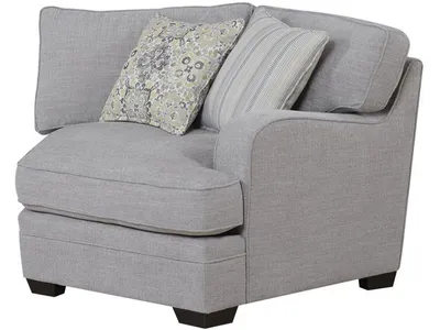 Rsf Cuddler Chair W / 2 Pillows-Light Grey