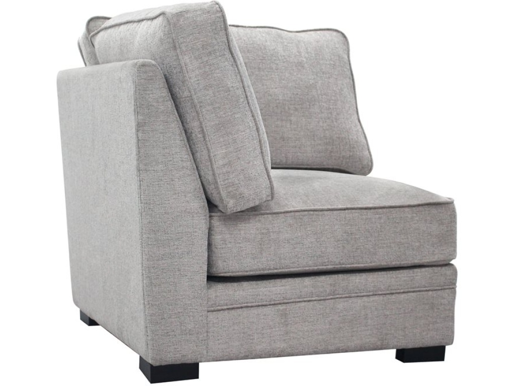 Corner Chair Light Grey W / 2 Pillows - main image