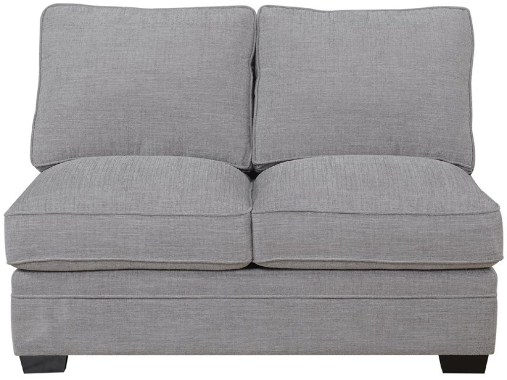 Armless Loveseat-Light Grey - main image