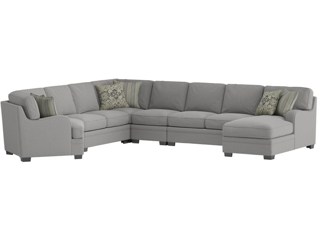 Analiese-Modular 6Pc Sectional W / 6 Pillows -Lt Grey - main image