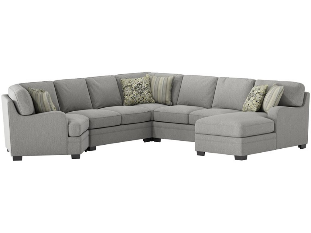 Analiese-Modular 5Pc Sectional W / 6 Pillows -Lt Grey - main image