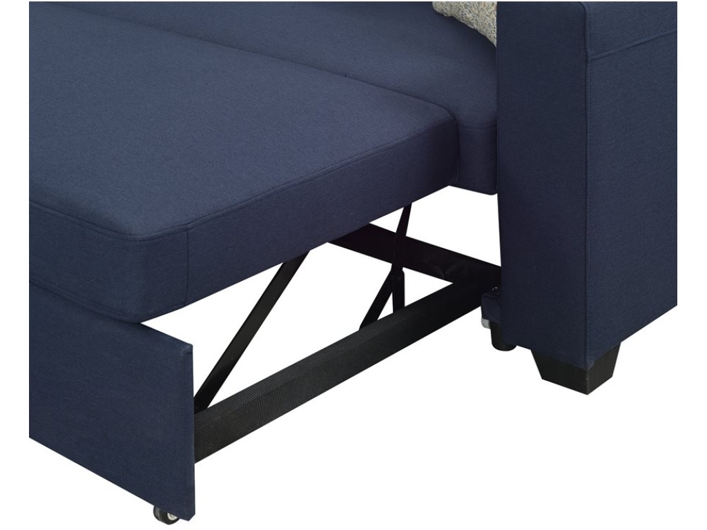 Lsf-Rsf Chaise  W / 1 Pillow-Navy - image 5