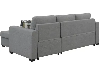 Lsf-Rsf Chaise  W / 1 Pillow-Grey - Alternative View