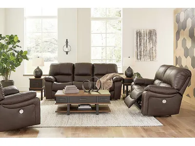 Leesworth Power Reclining Sofa, Loveseat and Recliner