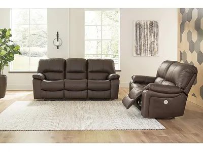Leesworth Power Reclining Sofa and Loveseat
