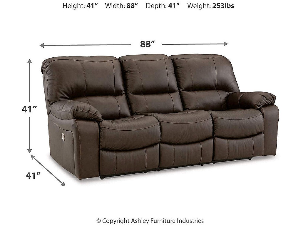 Leesworth Power Reclining Sofa, Loveseat and Recliner - image 19