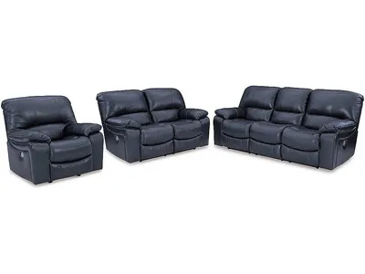 Leesworth Power Reclining Sofa, Loveseat and Recliner - Alternative View