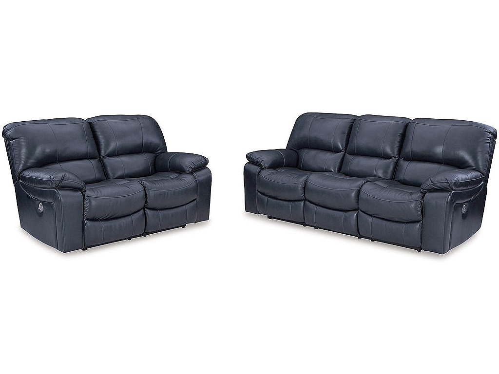 Leesworth Power Reclining Sofa and Loveseat - image 1