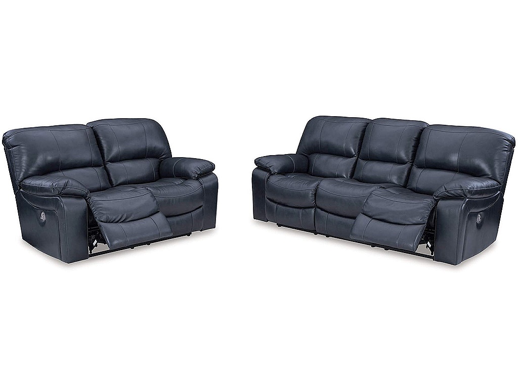 Leesworth Power Reclining Sofa and Loveseat - image 2
