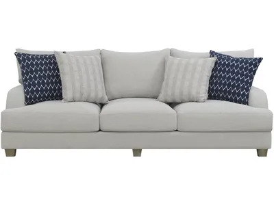 Sofa W / 4 Pillows-Grey - Alternative View