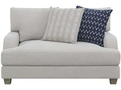 Chair & Half W / 2 Pillows-Grey - Alternative View