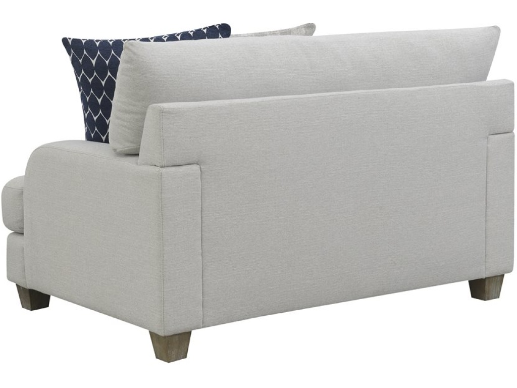 Chair & Half W / 2 Pillows-Grey - image 2