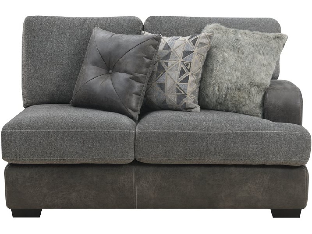 Rsf Loveseat W / 3 Pillows-Grey - image 1