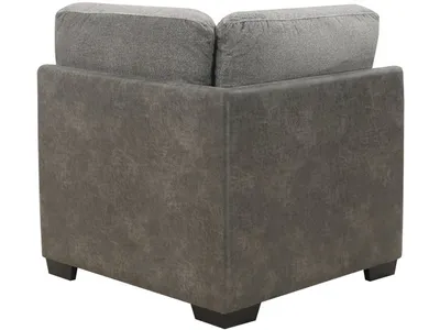 Corner Chair W / 3 Pillows-Grey - Alternative View