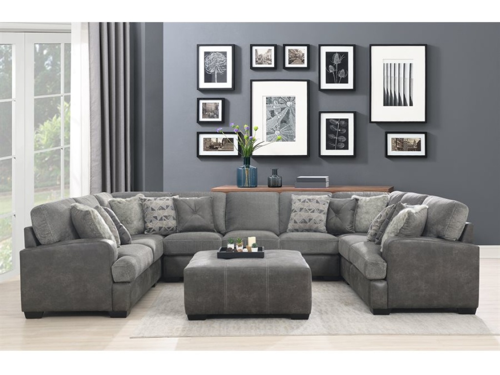 Armless Chair-Grey - image 5
