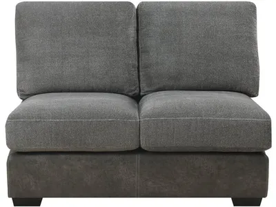 Armless Loveseat-Grey