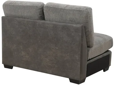 Armless Loveseat-Grey - Alternative View