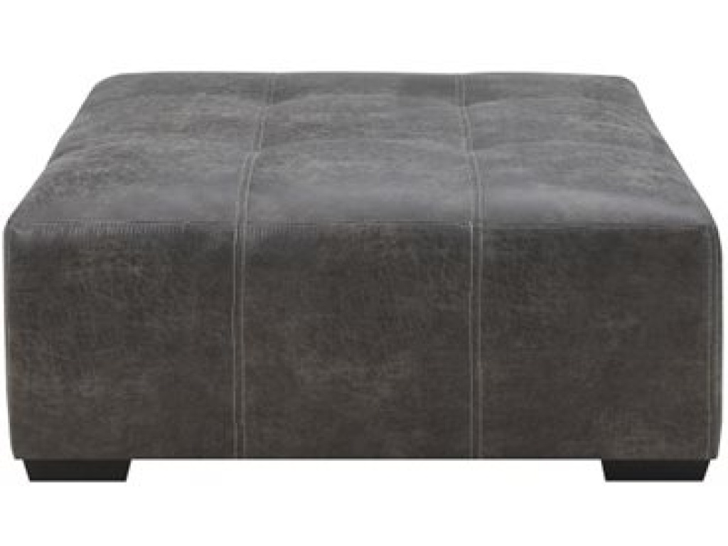 Large Ottoman W / Castors-Grey - main image