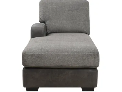 Lsf Chaise W / 3 Pillows-Grey - Alternative View