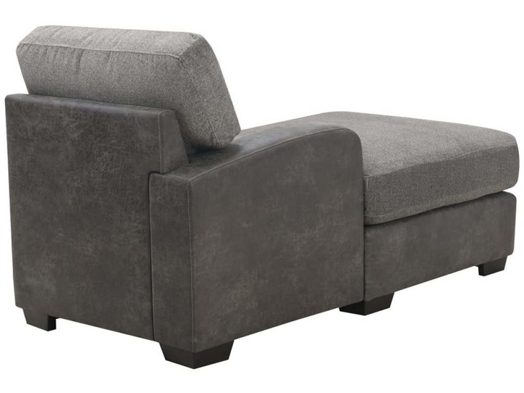 Lsf Chaise W / 3 Pillows-Grey - image 2