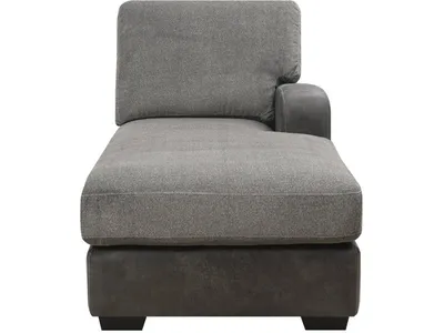 Rsf Chaise W / 3 Pillows- Grey - Alternative View