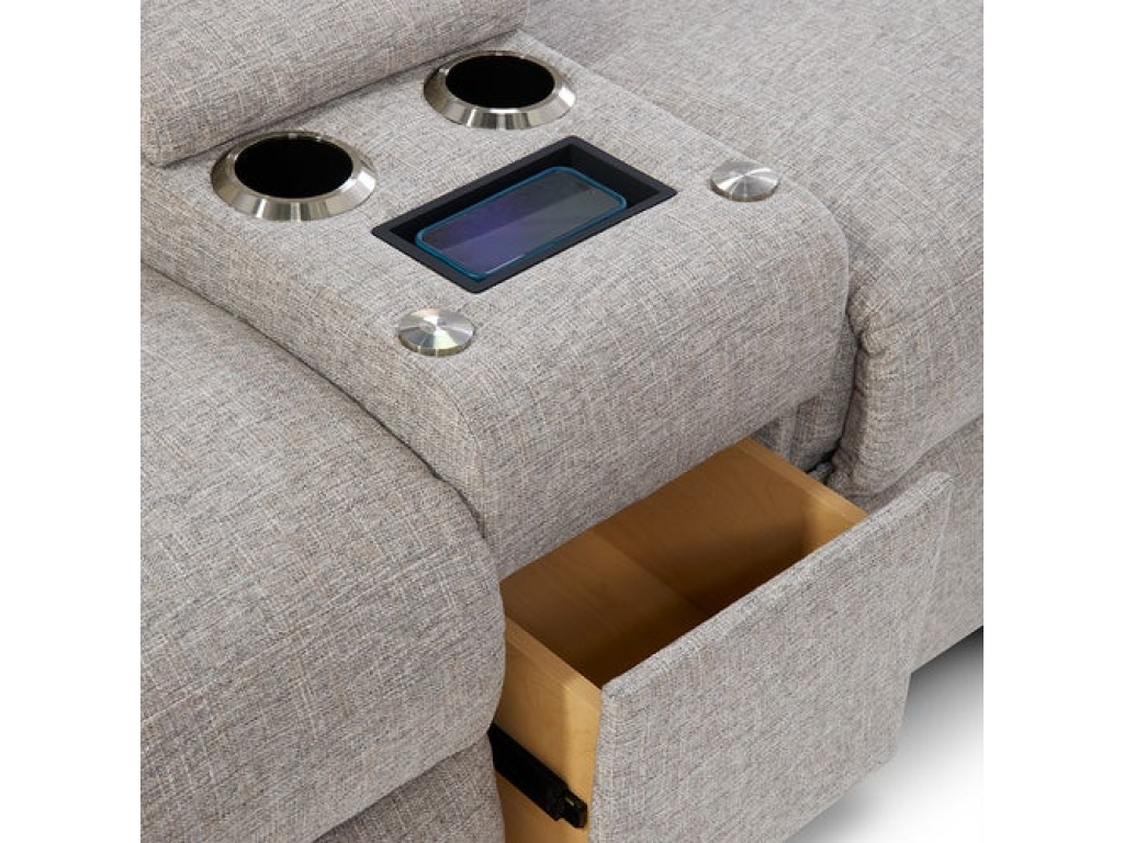 Ava Power Reclining Loveseat w/ Headrest - image 11