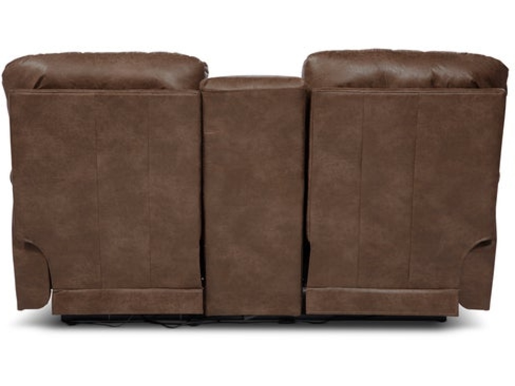 James Power Reclining Loveseat w/ Headrest & Console - image 6