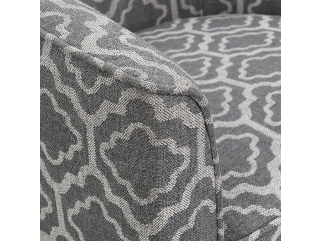 Swivel Chair-Grey Multi - image 4