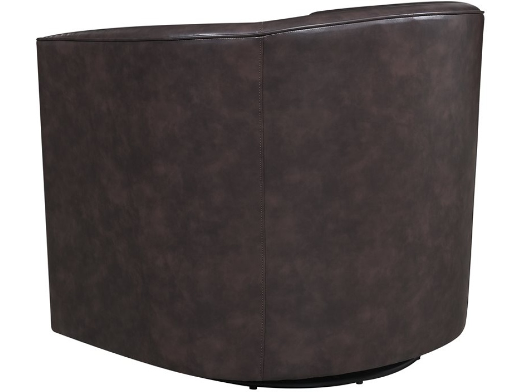 Swivel Chair-Dark Brown - image 2