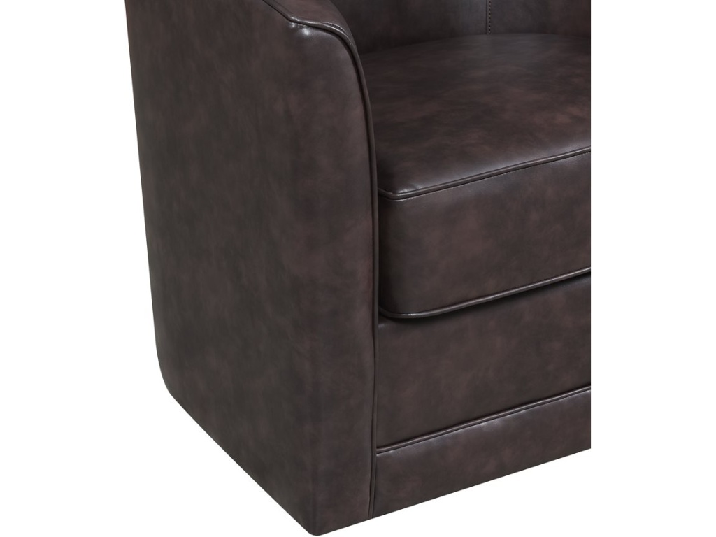 Swivel Chair-Dark Brown - image 4