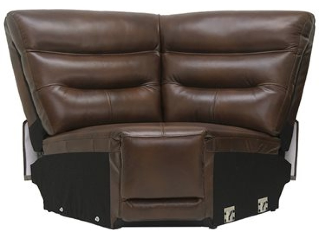 Corner Wedge - Brown Leather - main image